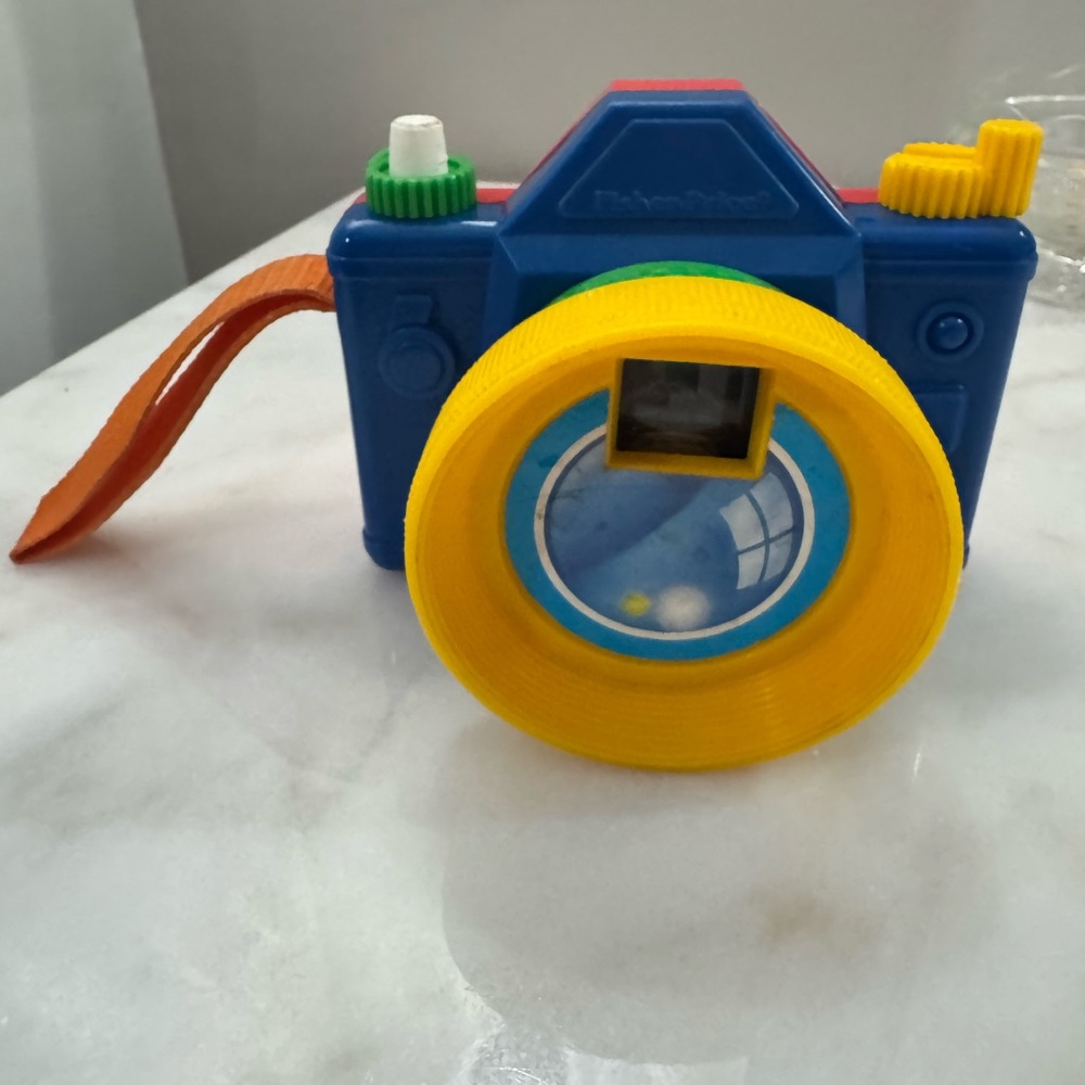 Vintage 1988 Fisher-Price Colorful Toy Camera